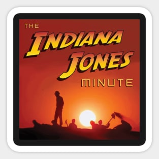 Indiana Jones Minute Sunset Logo Sticker